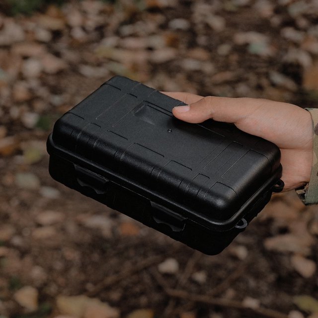 Caja impermeable de supervivencia al aire libre caja de almacenamiento de Ehuebsd supervivencia salvaje sellada bolsa de almacenamiento caja de emergencia portátil impermeable