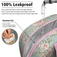 thumbnail image 5 of Lunch Bag Lunch Box for Women Reusable Insulated Lunch Cooler Bags,Large Capacity for Work Travel Picnic,Water-Resistant Pioneer Floral Rose Lunch Tote Bag Gifts for Woman Mom Pink, 5 of 6
