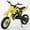 Yellow, variant on FONA 49cc 2-Stroke Dirt Bike for Kids 8-12, 25mph Mini Motorcycle with Dual Disc Brakes, Multi Terrain Tires, Suspension & Soft Seat Red