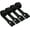 Black 4pcs, variant on Premium Lashing Strap Short 1" x 6.5 ft, Cam Buckle Tie Down Straps Heavy Duty Secure Straps up to 700 lbs Capacity for Motorcycle,SUP, Kayak, Canoe, Surfboard, Cargo, Boat,Trailer, Luggage, 4pcs