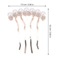 thumbnail image 2 of 2pcs Bridal Side Comb Clip Pearl Wedding Hair Comb Clip Side Comb Hairpin, 2 of 8