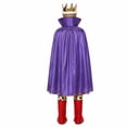 thumbnail image 6 of JCCXIN Toddler Kids Boys King Halloween Outfits Dress-Up Party Clothes Tops Pants Belt Cloak With Head wear 5 PC Set Trick Or Treat School Carnival Funny Outfit Sets,Yellow,9-10 Years, 6 of 8
