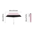 thumbnail image 2 of Gytml Folding Pencil Umbrella 3-Fold Ultra-Light Sun Umbrella Uv Blocking Portable Windproof Travel Umbrella Lightweight For Daily & Outdoor Use(Blue-7.87"), 2 of 8
