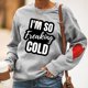 thumbnail image 2 of Blusa de manga larga con estampado de cuello redondo para mujer Pompotops gfhjh17375, 2 of 6