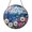 Acrylic 3.5 Inch, variant on Spring Pastoral Meadow Suncatcher Circle Window Panel Ornament Art