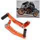 thumbnail image 3 of 2 pedales de cambio de marchas de freno CNC de aluminio naranja para 125 200 390 13-14, 3 of 10