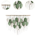 thumbnail image 6 of Esquirla Large Macrame Wall Hanging Wall Decor Boho Tapestry Background Tassel Macrame Leaf Tassels for Apartment Dorm Nursery Wedding 21 leaves, 6 of 8