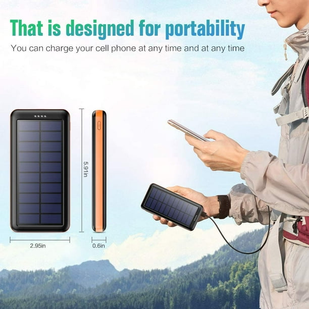 Batterie externe portable de grande capacité 100000mAh, powerbank de  rechange, charge rapide pour iPhone, livraison gratuite
