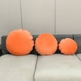 thumbnail image 5 of ERK 1Pcs Velvet Round Japanese Drum Pillowcase Without Core Cushion With Zipper, 5 of 5