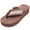 Stud Brown, variant on LAVRA Women's Platform Wedge Sandals Summer Beach Studded T Strap Flip Flops