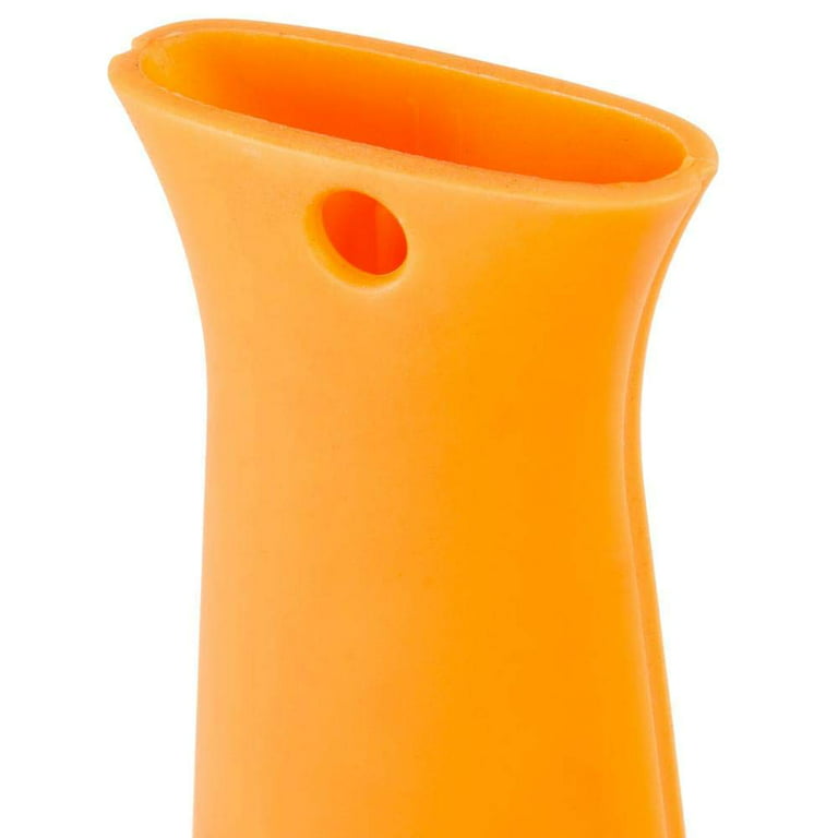 Lodge ASHH61 Silicone Orange Handle Holder for Lodge Traditional Skillets  10 1/4 and Up