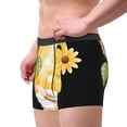 thumbnail image 2 of Gukieu Sunflower Gnomes 3 Print Men's Boxer Briefs, High Elastic Moisture Wicking Boxer Briefs Underwear-Small, 2 of 5
