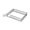 Gray, variant on Furnibear Full Floor Bed with Full Length Guardrails Removable Lockable Door and Pine Railings, a Grounded Full Size Bed Frame and Queen Bed Frame Alternative to a Twin Size Loft Bed, Gray