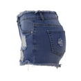 thumbnail image 4 of PBNBP Denim Shorts Women Distressed Jeans Shorts for Women Frayed Raw Hem Shorts Mid Waisted Summer Outdoor Cool Shorts, 4 of 7