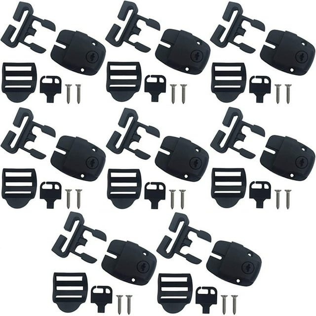 8pc Set Spa Hot Tub Cover Broken Repair Kit Have Slot - Replace Latches Clip Lock With Keys And Hardwares,B