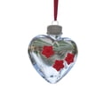 thumbnail image 3 of Heart Shaped Jar Hummingbird Feeder with 3 Feeding Ports Mini Plastic Hanging Clear Hummingbird Feeders for Outdoors Top Fill Leak-Proof Silicone Flowers Easy to Clean, 3 of 9