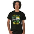 thumbnail image 3 of Let Your Hustle Do The Talkin Cartoon Men's Graphic T Shirt Tees Brisco Brands S, 3 of 5