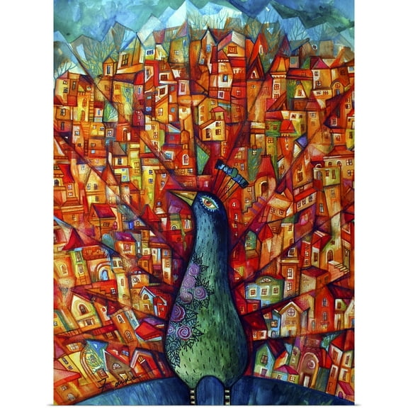 Great BIG Canvas | "Peacock" Art Print - 18x24