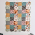thumbnail image 3 of Barefoot Bungalow Carlie Patchwork,Floral Cotton,Polyester Throw Blanket, 50" x 60", 3 of 6