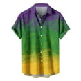 thumbnail image 1 of Chemises pour Hommes, Shorts pour Hommes, Chemise Imprimée Carnaval Décontractée Ample à Manches Courtes Col Rond, Shorts Courts Décontractés pour Hommes, 1 of 4