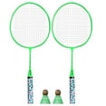 thumbnail image 1 of Badminton Rackets for Children,Shuttlecocks Racquet Sports Set with 2 Balls for Kids Players Indoor Outdoor Sport Green, 1 of 10