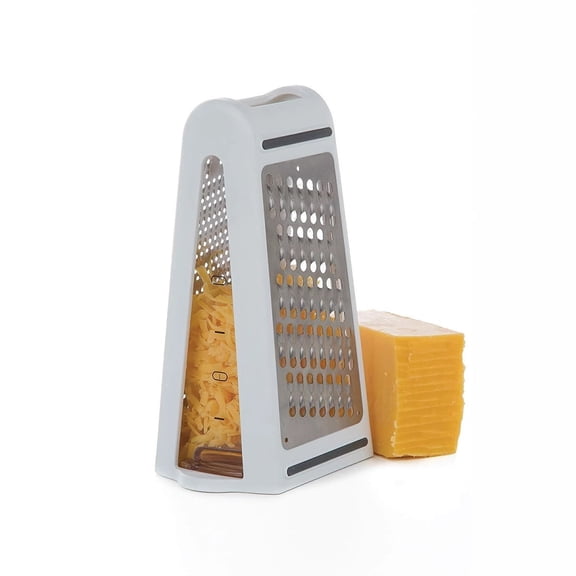 2-Way Grate & Measure – Multi-Function Grater for Shredding, Slicing & Measuring