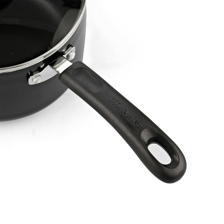 Vinchef 2qt Nonstick Sauce Pan with Lid, Small Milk Pot Pan Germany 3C+  CERAMIC Reinforced Coating,Saucepan with Stay-Cool Handle, Compatible for  All