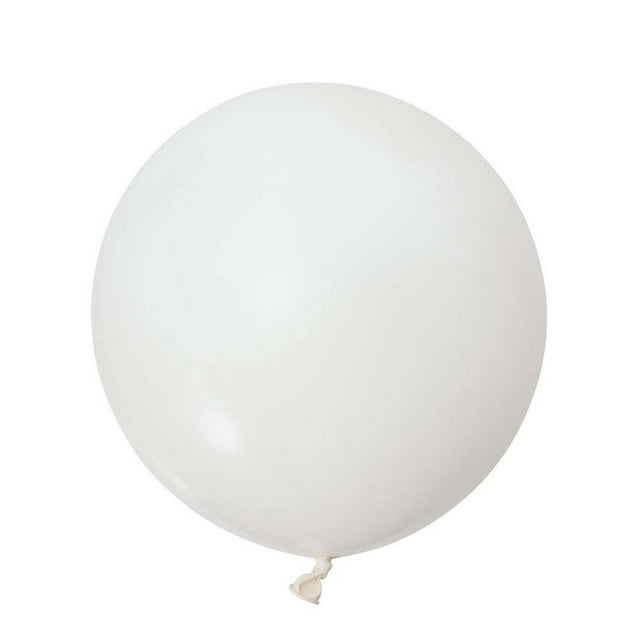 Globo Esfera Gigante #24 Globos Payaso 3 Globos Gigantes Esféricos Color Blanco
