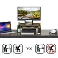 Simple Houseware Sliding Desktop Shelf Desk Monitor Stand Riser with