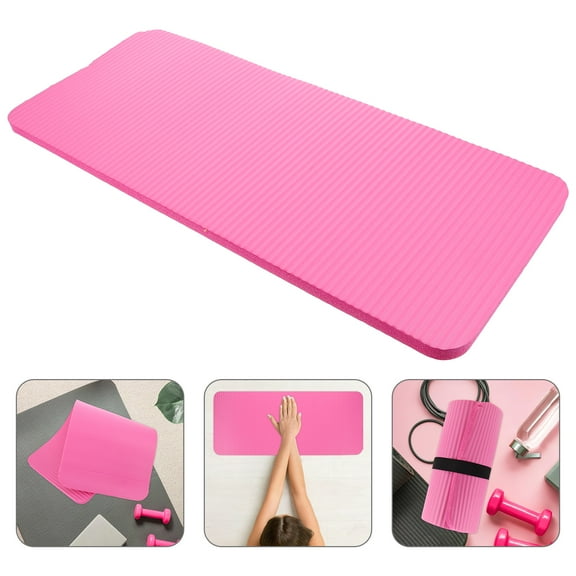 Beaupretty Rosy Nbr Material Knee Mat for Exercise Comfortable Home Workout Cushion