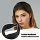 thumbnail image 2 of Satén Retorcida Diadema, Pelo Diadema para Mujeres, Negro, 1.97 Pulgadas Ancho, 2 of 7