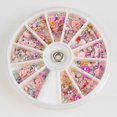 thumbnail image 2 of Fairnull 1200 Pcs Mixed Flowers Bowknot Nail Art Tips Glitters Slice Decoration Manicure, 2 of 6