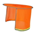 thumbnail image 1 of Hard Hard Sun Visor Full Brim Mesh Sun Sunshade para ciclismo de construcción Hardhats Naranja, 1 of 8