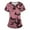 A1-Hot Pink, variant on Maternity Scrub Tops Women Tie Dye V Neck Petite Graphic Scrubs Short Sleeve Jogger Plus Size Scrub Shirt Nurse Uniform with Pockets Workwear Scrub Tops Purple 5XL