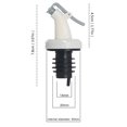 thumbnail image 6 of 2 Pcs Stainless Steel Pourers, Speed Liquor Bottle Pourer, Olive Oil and Vinegar Tapered Stopper Spout, Suitable for About 1/2" Bottle Mouth, Olive Oil Spout with Sealed Dust Caps, Gray, 6 of 8