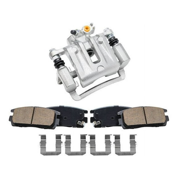 Rear Brake Pad and Caliper Kit - Compatible with 2007 - 2017 Chevy Equinox 2008 2009 2010 2011 2012 2013 2014 2015 2016