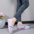 thumbnail image 4 of Hurxie Walking Shoes Women Slip on Sneakers Non Slip Work Tennis Plantar Breathable Mesh Comfortable Ladies Nursing White, 4 of 7
