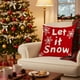 thumbnail image 1 of Christmas Pillow Cover Linen Holiday Decorative Cushion Case for Sofa Bed Living Room Seasonal Home Decor Throw Pillow Cover, 1 of 6