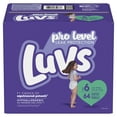 Luvs Nighttime Disposable Diapers, Pro Level Leak Protection, Size 6