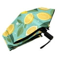 thumbnail image 6 of Lemon Plumeria Leaf Compact Sun Umbrella Windproof Travel Umbrellas for Rain Strong Portable UV Protection, 6 of 8