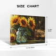 thumbnail image 4 of 12x16 inch 'Sunshine' Slogan Sunflower Vase Decorative Painting,Farmhouse Garden Yard Wall Decor Paintings Prints,Gift For Flower Lovers,Home Living Room,Lounge,Office Decor Modern Art Poster, 4 of 6