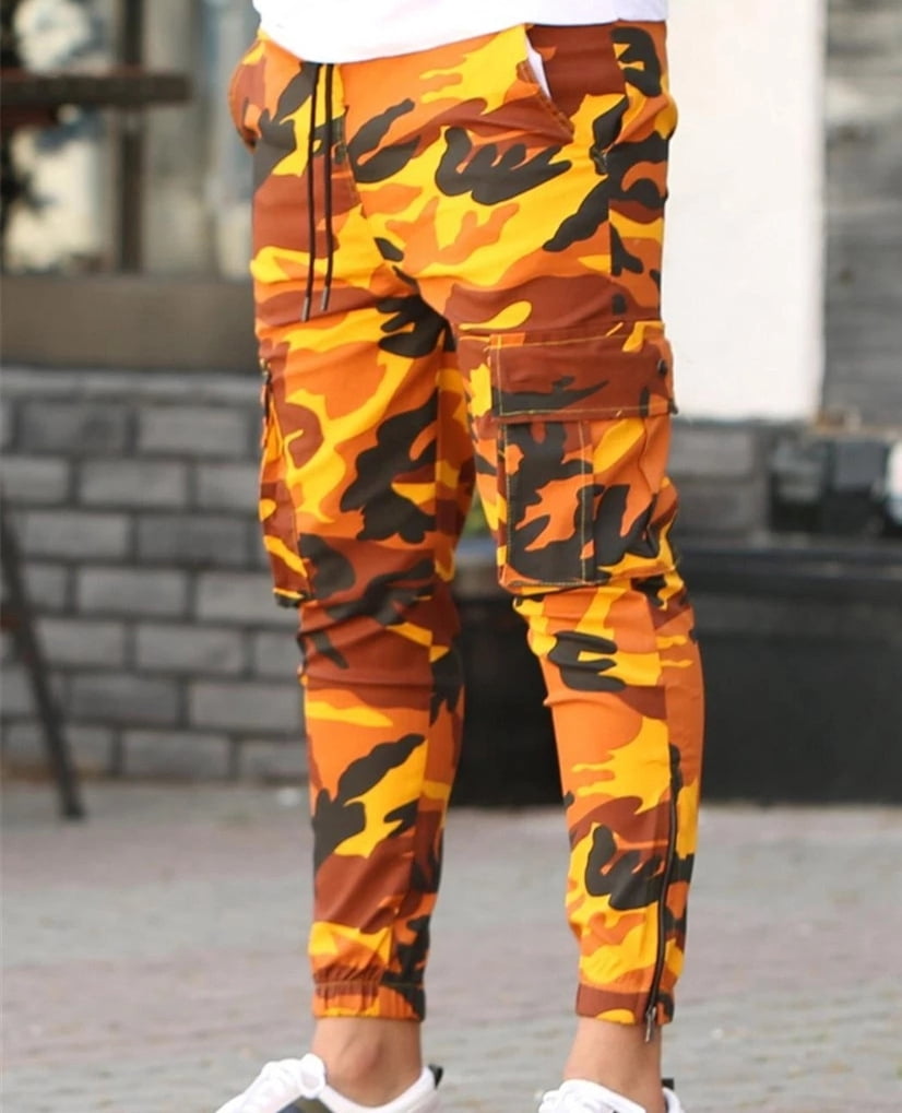 Puloru Loose Men Camouflage Sports 