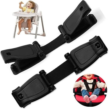 Buckle Guard Seat Belt Button Cover (Black) -- Deters Children and ...