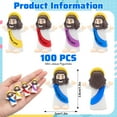thumbnail image 2 of 100PCS Multicolor Mini Jesus Figurines - Christian Decorations Featuring 'God Bless You, ' Perfect For Jesus Challenge, Social Media Games, Party Props, And Religious Favors Easter Gift, 2 of 6