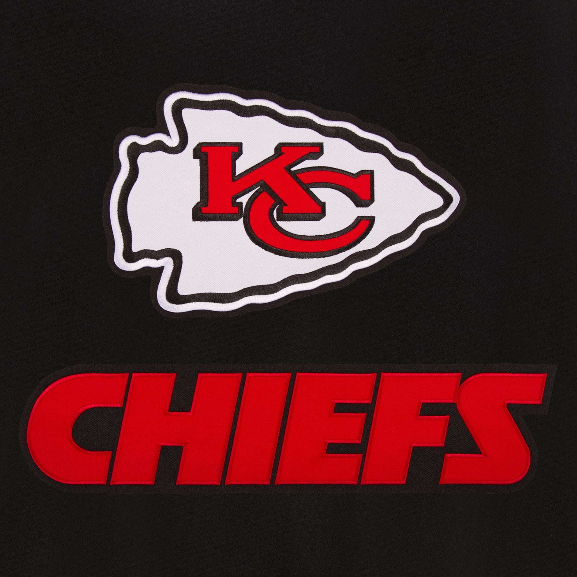 Men's JH Design Black Kansas City Chiefs Reversible Full-Snap Jacket Size: Small