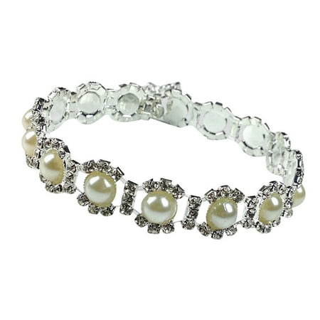 Worgeous Masteelf Fashion Pet Pendant Pearl Crystal Necklace Neck Hanging Jewelry Attractive Collar for Dog Puppy Size S