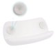 thumbnail image 1 of 1 alfombra de baño blanca con cojín de baño impermeable, antideslizante e impermeable para facilitar la limpieza. JM, 1 of 5
