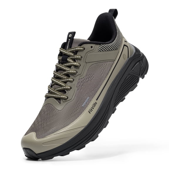 FitVille Men's Extra Wide Trail Running Shoes, Breathable Lightweight Sneakers