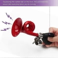 thumbnail image 2 of Vintage Clown Horn, Kids Bike Horn, Classic Vintage Metal Twisted Speaker Siren Siren Snail Air Horn for Vehicle Bicycle Golf Cart, Red, 2 of 5
