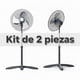 thumbnail image 2 of Kit 2 Ventiladores VEC Pedestal 18" Metal 80W 3Velocidades, 2 of 4